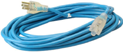 Master Electrician 02367-06me 25 Ft. Blue Extension Cord