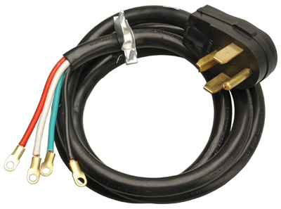 Master Electrician 09156me 10-4 Black Dryer Cord - 6 Ft.