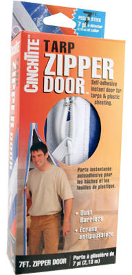 5363 Cinch Tite Peel N Stick Tarp Zipper Door - 7 In.