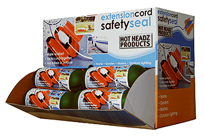 H-ext-dsp-o Extension Cord Safety Seal Lock, Orange