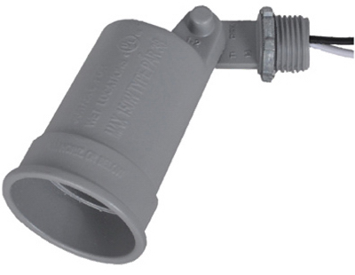 Hubbell Electrical Lh150-2x Porcelain Lampholder Socket, Gray