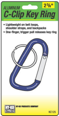 UPC 029069751159 product image for Hy-Ko Products KC125 C-Clip Key Ring- Small | upcitemdb.com