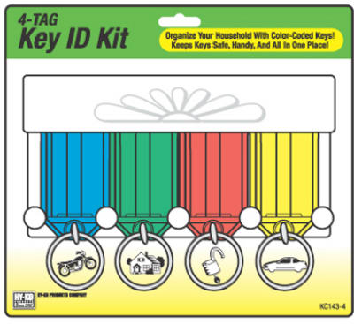 Hy-ko Products Kc143-4 4 Key Tag Rack