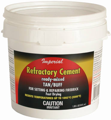 Imperial Manufacturing Kk0307 64 Oz. Ready Mixed Refractory Cement