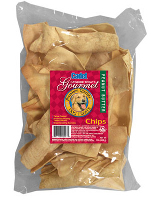 Ims Trading 10063-16 1 Lbs. Peanut Butter Rawhide Chips