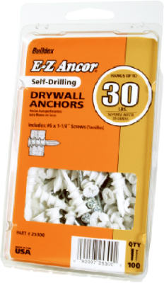 25350 50 Pack No. 50 Drilling Plastic Drywall Anchor