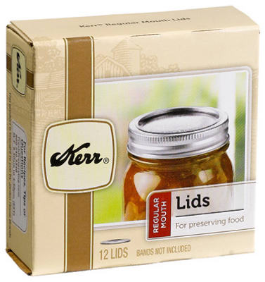7061010071 Regular Canning Jar Lid, 12 Pack