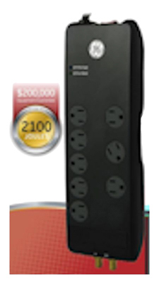 UPC 030878304740 product image for Jasco Products 30474 8 Outlet Surge Protector | upcitemdb.com