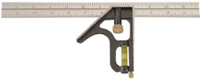 Johnson Level & Tool 400 12 In. Zinc Combination Square