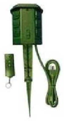 Master Electrician Sp-039 Green 6 Outlet Stake