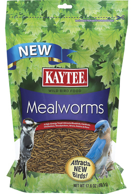 Kaytee Products 100505655 17.6 Oz. Mealworm Pouch For Wild Birds