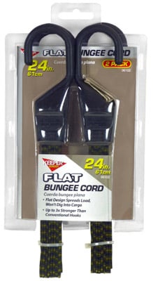06102 24 In. Camo Flat Bungee Cord, 2 Pack
