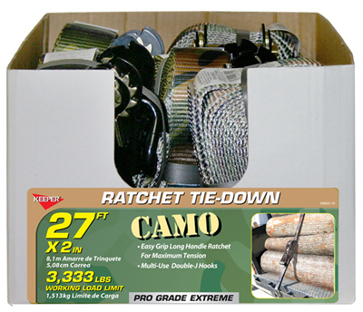 03622 2 In X 27 Ft. Camo Ratchet Tie Down