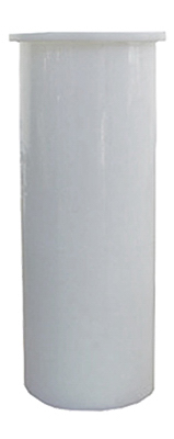 03-4301 Pvc Flanged Kitchen Drain Tail Piece, White - 1.5 O.d. X 4 In.