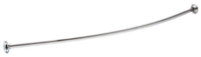 T211-5bs Bright Stainless Steel Curved Shower Rod - 5 Ft.