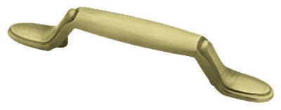 P50122l-ab-u 3 In. Antique Brass Spoon Pull, 2 Pack