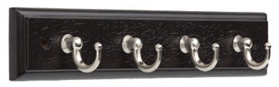 139631 Black Acrylic Rail & Key Ring