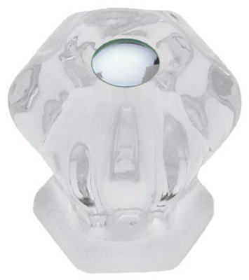 Pn0238l-cl-u 30 Mm. Clear, Victorian Glass Knob, 2 Pack