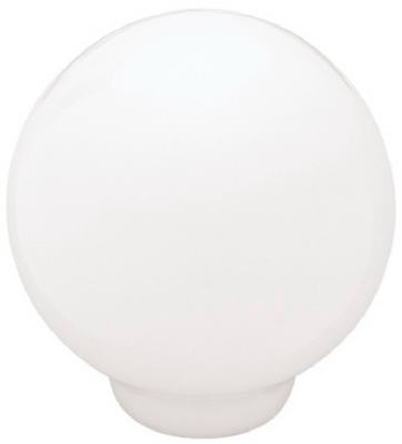 69333 1.25 In. White Ceramic Ball Knob