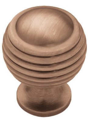 Pn0523-ral-c 1.13 In. Red Antique Astro Dome Cabinet Hardware Knob