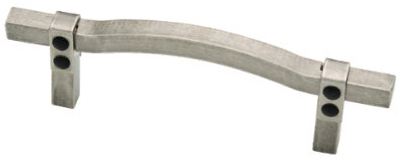 65173pi 3.5 In. Tumbled Pewter Curved Cabinet Hardware Pull