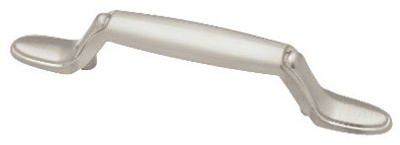 P50122l-stn-u1 10 Pack Satin Nickel Decorative Spoon Foot Pull - 3 In.
