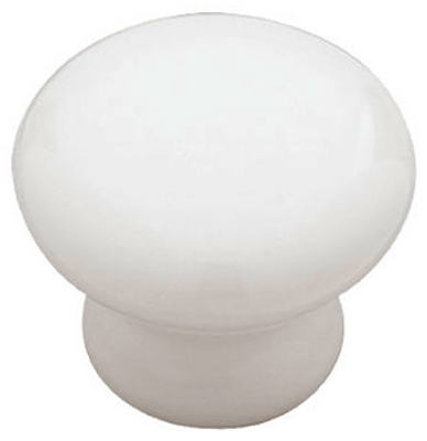 P95702l-w-u 2 Pack White Ceramic Knob - 1.25 In.