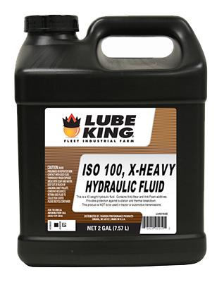 Lu52102g Iso 100 Hydraulic Fluid Oil, 2 Gallon