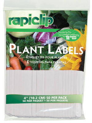 827 4 In. Plant Labels, 50 Pack