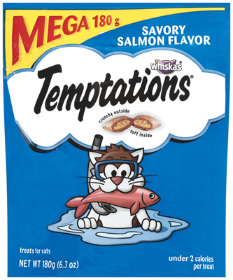 Temptations E72301 6.35 Oz. Savory Salmon Cat Treat