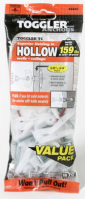 50550 0.63-0.75 In. Toggler Tc Hollow Wall Anchors, 20 Pack