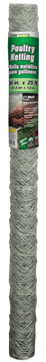 Midwest Air 308465b 2 In. Mesh Galvanized Poultry Netting, 20 Gauge