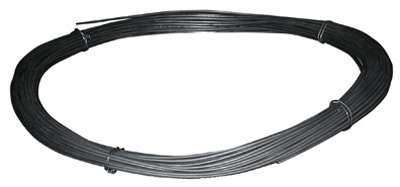 317627a Annealed Coiled Wire, Black, 9 Gauge