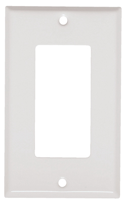 86401 1 Gang 1 Gfci Opening Steel Wall Plate, White