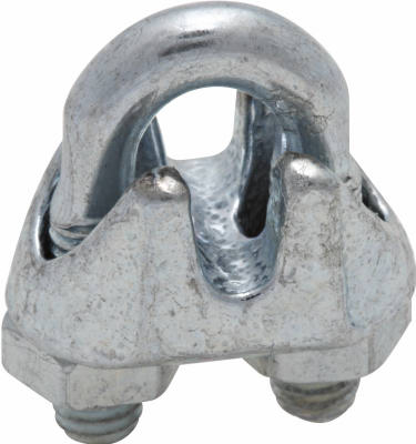 N348-904 0.25 In. Stainless Steel Wire Cable Clamp