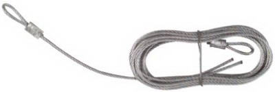 N280-297 12 Ft. X 0.09 In. Galvanized Extension Spring Lift Cable - 2 Pack