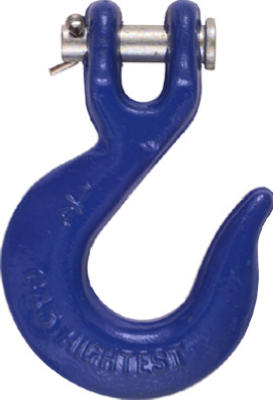 N177-253 0.25 In. Blue Clevis Slip Hook