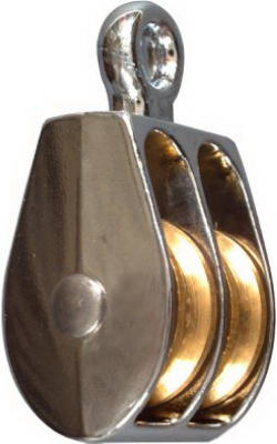 N223-420 1 In. Double Pulley