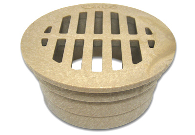 NDS 16S 3 in. Sand Round Structural Foam Polyolefin Grate NDS 16S 3 in. Sand Round Structural Foam Polyolefin Grate