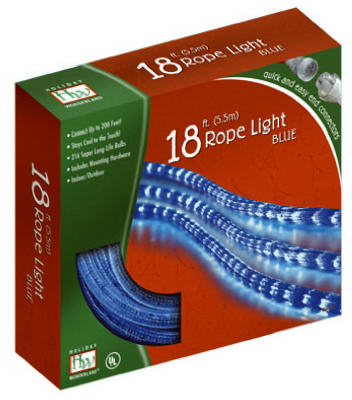 55134-88 18 Ft. Blue Rope Light Set