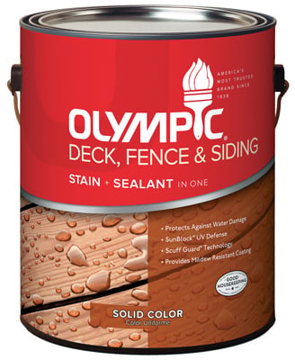 53206a-01 Gallon Solid Color Cedar, Deck, Fence & Siding Stain
