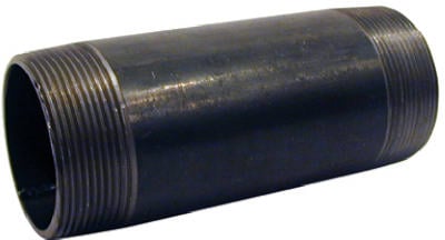 Nb-0225 0.25 X 2.5 In. Black Nipple