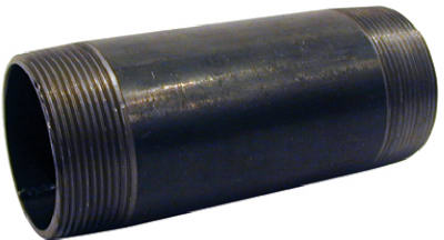 Nb-05100 0.5 X 10 In. Black Nipple