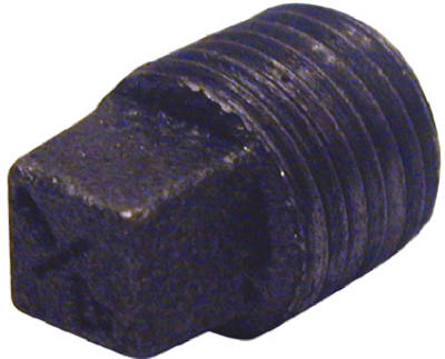 B-plg15 Black Plain Plug - 1.5 In.