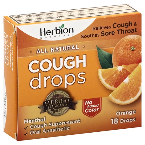 Cough Drop Orange-18 Pc -pack Of 1
