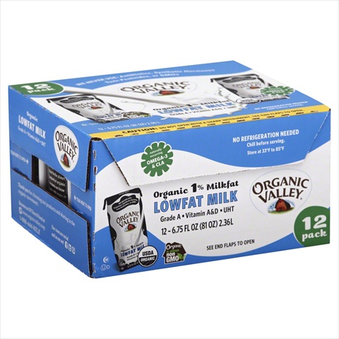 Milk Asptc Wht 1% 12pk-6.75 Oz -pack Of 12