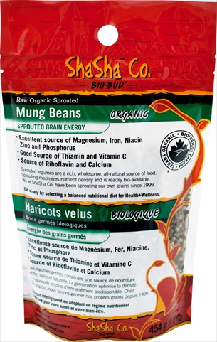 Shasha Mung Beans Sprouted Org-1 Lb -pack Of 12