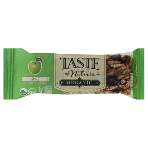 UPC 059527300131 product image for Taste Of Nature 1.4 oz. Apple Organic Wholesome Snack Bar - Case Of 12 | upcitemdb.com