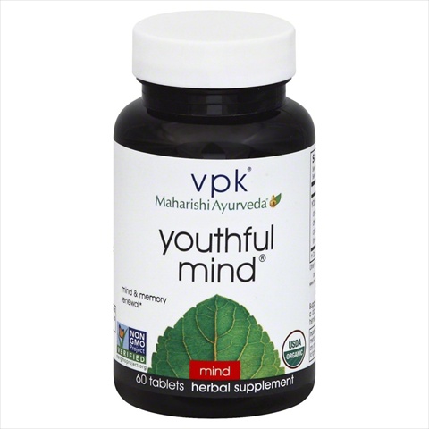 UPC 010415151839 product image for Vpk By Maharishi Ayurveda Youthful Mind Tablets - Case Of 1 60 Tablets | upcitemdb.com