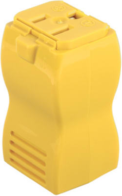 Ps5969ycc20 Straight Blade Plug, 15a, 125v, Yellow